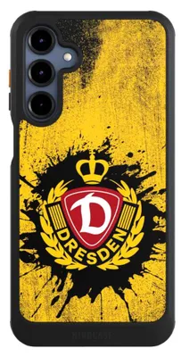 Produktbild von NIVOCASE Hülle für Samsung Galaxy A16 5G  Handyhülle NIVOcore Case Schwarz Fußball Offizielles Lizenzprodukt SG Dynamo Dresden