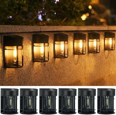 Obrázok produktu pre Solárna nástenná lampa bezdrôtová, IP65, vodotesná, do exteriéru