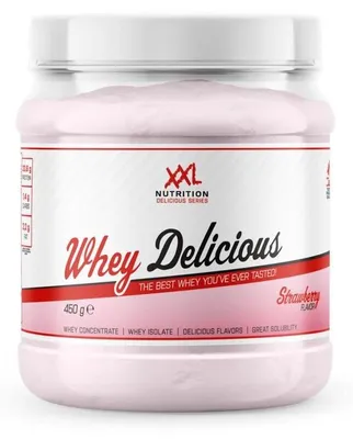 Productafbeelding van XXL Nutrition Whey Delicious Aardbei (450 gr)