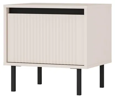 Immagine prodotto di Selsey Osaka - Comodino con un cassetto, beige sabbia, 52 cm