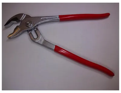 Produktbild von KNIPEX 89 03 250 Wasserpumpenzange mit Rillengelenk mit Kunststoff überzogen verchromt 250 mm
