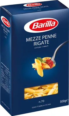 Produktbild von Barilla - Mezze Penne Rigate - 6 Stück à 500 g [3 kg]