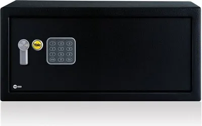 Produktbild von Yale YLV/200/DB1, Schwarz, Zahlenschloss, Flachschlüssel, Metall, 430 mm, 350 mm, 200 mm