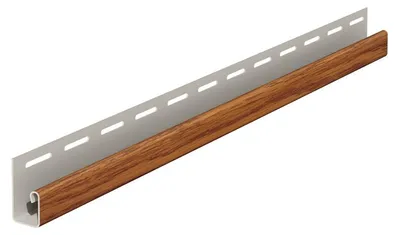 Obrázek produktu pro Profil VILO J-TRIM SV-15 – pro plastové panely – odolný proti povětrnostním vlivům – 1 kus – 3,05 m – zlatý dub