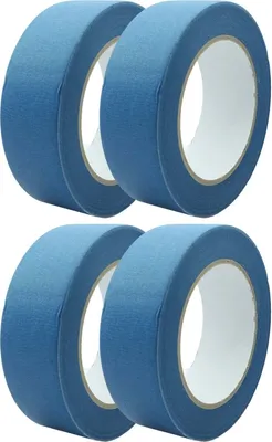 Obrázek produktu pro 4 role Pro Mask modrá jemná krepová páska 38 mm x 50 m