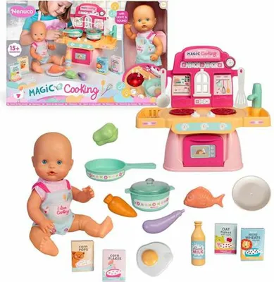 Produktbild von Baby-Puppe Famosa Magic Cooking 30 cm