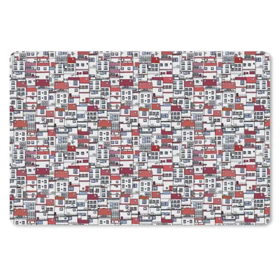 Produktbild von MuchoWow® Schreibtischunterlage Stadt - Muster - Häuser 60x40 cm - XXL Mauspad - Großes Mauspad