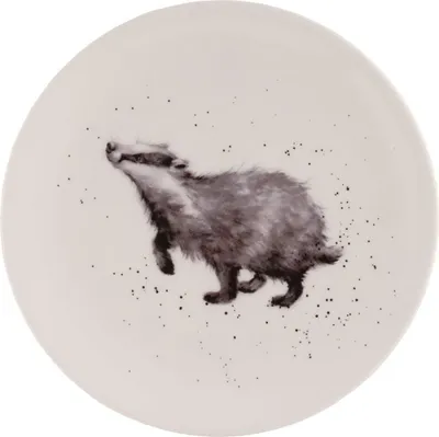 Produktbild von Wrendale Designs Porzellan-Kuchenteller Dachs, ca. 20,5 cm D