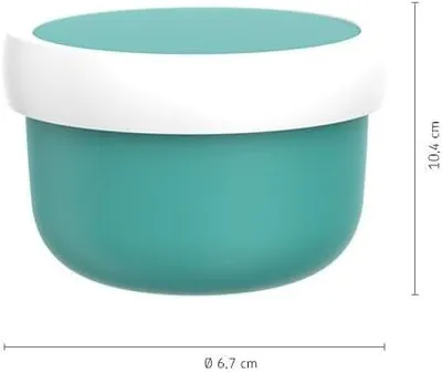 Imagen del producto de Mepal Campus, recipiente para fruta, modelo Campus, 300 ml - diseño "jardín de hadas", dimensiones Ø67 x 104 mm, código de producto 107430065406