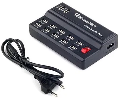 Productafbeelding van USB Oplader met 12 Poorten 60W Snellader