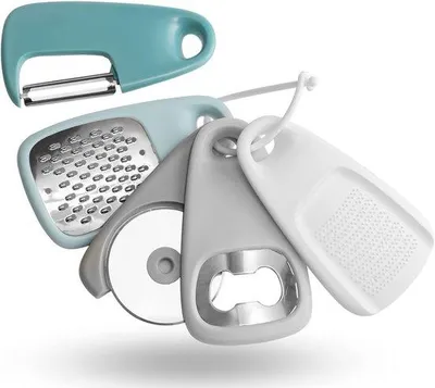 Produktbild von Famanu Küchenhelfer Set - vielseitiges Kochgeschirr - 5 Stück