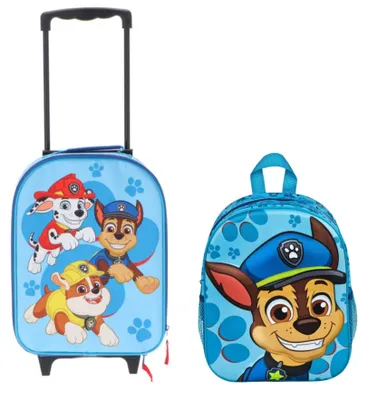 Image de Paw Patrol : ensemble comprenant une valise et un sac à dos