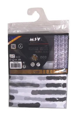 Produktbild von MSV 3700703917182, Muster, Ring, Polyester, Grau, Weiß, 30 °C, 1800 mm