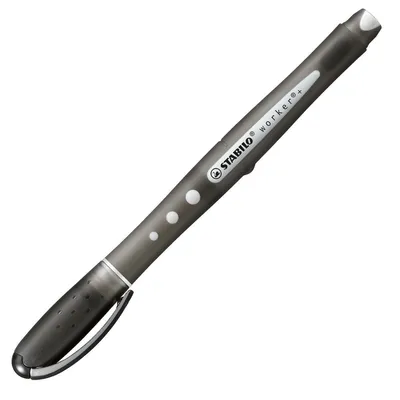Image de Rollers - STABILO worker+ colorful - medium - pack de 10 - noir