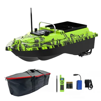 Produktbild von GPS RC Koederboot 12000mAh 500M kabellose Fernbedienun Angelköderboot 100 Speicherpunkte 2 kg Köderladung, D31D