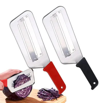 Koolsnijder-Set 2er-Pack Edelstahl Gemüseraspel multifunktional
