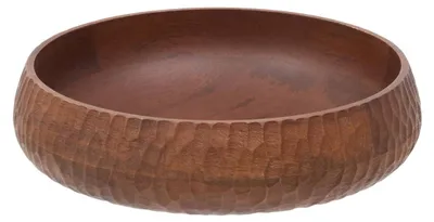 Produktbild von Nyero-Salatschüssel mit gehämmerter Oberfläche, Durchmesser 30 cm, braun