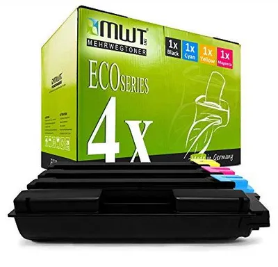 Mehrwegtoner Tonerkartusche kompatibel mit Kyocera TK5135 4er Set – Produktansicht 1
