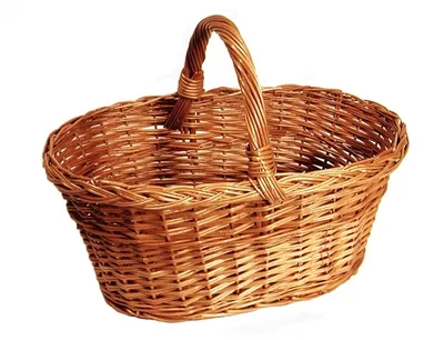 Obrázok produktu pre Košík na huby prútený 40 x 25 x 17 cm prírodný