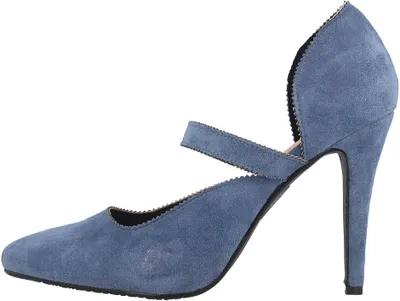 Produktbild von Andres Machado Pumps in Übergrößen Blau AM5533 Ante Azul große Damenschuhe