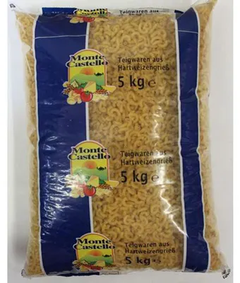 Image de Monte Castello spaghetti à la fourchette Pâtes à la semoule de blé dur 5000g