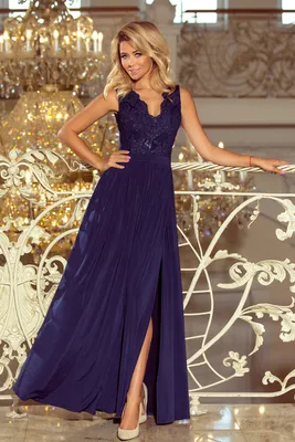 Produktbild von Kleid NUMOCO LEA 215-2 BLAU Größe: M