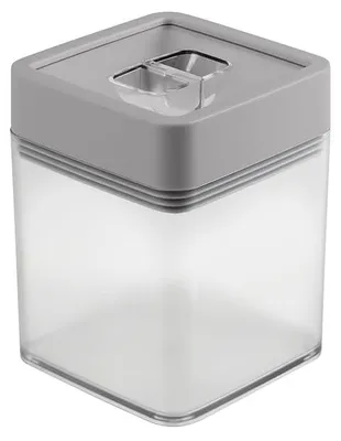 Vorratsdose 0,6 l transparent grau stapelbar BPA-frei