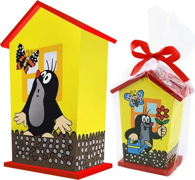 Produktbild von RAPPA Dřevěná pokladnička Krtek