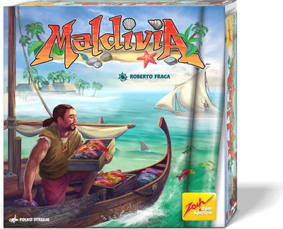 Produktbild von Maldivia Brettspiel für 2-4 Spieler ab 8 Jahren