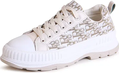 Produktbild von topschuhe24 2541 Damen Print Sneaker Plateau Turnschuhe , Farbe:Beige, Größe:38 EU