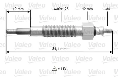 Produktbild von VALEO 345145 Diesel Glühkerze für NISSAN TERRANO II (R20)
