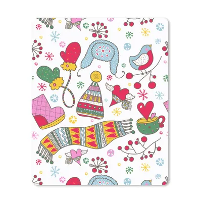 Produktbild von MuchoWow® Mauspad Mousepad Muster - Winter - Weihnachten 30x40 cm - Mousepads - Maus Mat - Pad - Mausunterlage - Mausmatten