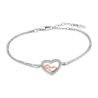 Immagine prodotto di Bracciale Lotus con zirconi d'argento 925 LP1856-2/1 Cuori Donna JLP1856-2-1