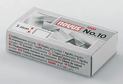 Obrázek produktu pro Novus® 040-0003 Heftklammern No. 10 - 1000 Stück