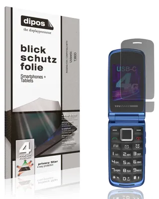 Produktbild von Blickschutzfolie für Usteetic T380D matt Schutzfolie Folie Display Schutz dipos