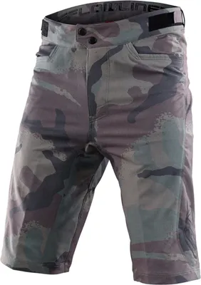 Produktbild von Troy Lee Designs Herren Downhill Shorts Shell, Flowline, Camo Woodland - Mehrfarbig, 30