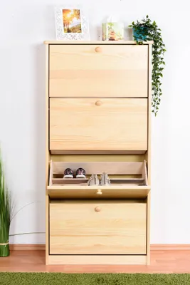 Produktbild von Schuhschrank Holz Kiefer