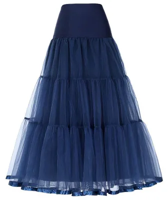 Produktbild von SSDH Langer Petticoat mit Rüschen, Reifrock, Vintage, Hochzeit, Brautkleid, Unte