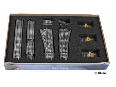 Produktbild von Tillig 1836 Gleiserweiterungsset "Rangierbahnhof"
