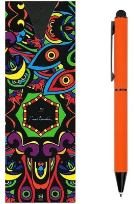 Zdjęcie produktu dla Pero kuličkové Pierre Cardin Celebration, 0,7 mm, kovové, se stylusem, oranžové