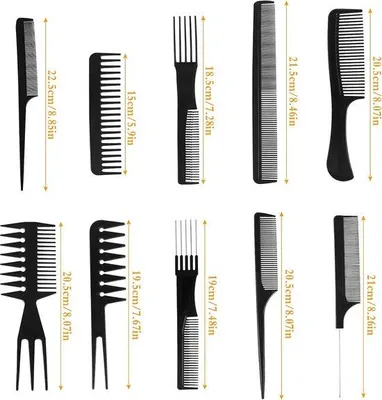 Produktbild von Professionelle Haarkam 10 Stück