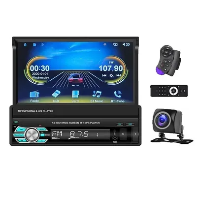 Obrázek produktu pro Multimediální přehrávač do auta, systém Android, výsuvná 7palcová obrazovka, s Carplay AHD