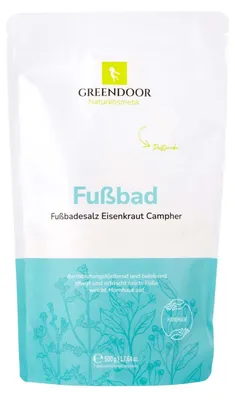 Produktbild von GREENDOOR Fußbad Campher Eisenkraut