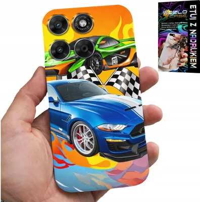 Zdjęcie produktu dla Etui Do Motorola Edge 70 - Dla Dzieci, Samochody Wyścigowe Wyścigi