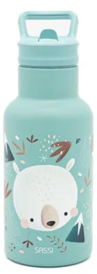 Produktbild von Trinkflasche Tiere - 21 x 7 cm - Blau | by Sassi Junior