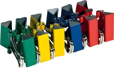 Produktbild von Alco Foldbackklammer Metall vernickelt 41mm sortiert 12 Stück
