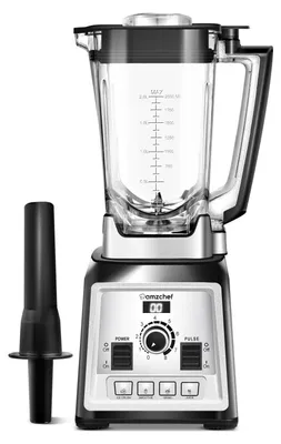 Produktbild von AMZCHEF Standmixer 2000 Watt | 2L Mixer Hochleistungsmixer Blender mit 8 Einstellbaren Geschwindigkeiten und 4 Vorprogramme für Crushed Ice, Smoothie
