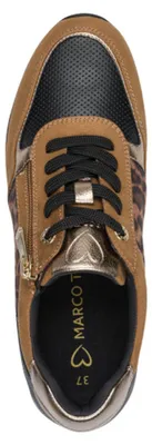 Produktbild von MARCO TOZZI Damen Sneaker mit Reißverschluss und losen Einlagen 2-23749-41, Größe:39 EU, Farbe:Schwarz
