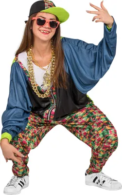 Image de Costume hip-hop coloré des années 80