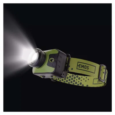 CREE LED čelovka P3539, 330 lm, 200 m, 3× AAA
